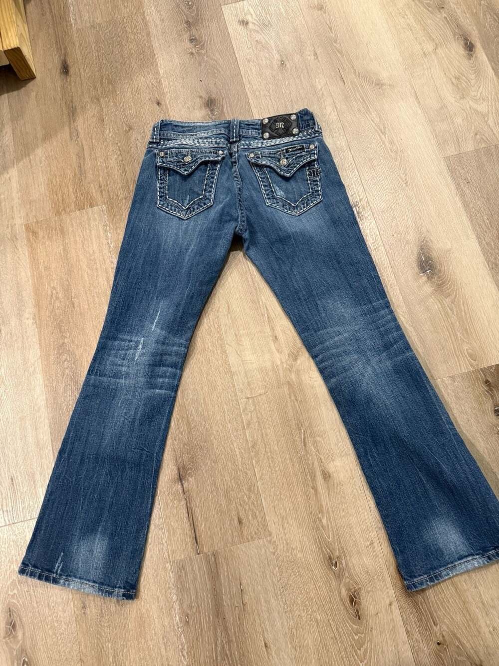 Miss Me Signature Bootcut Embellished Jeans Size 29